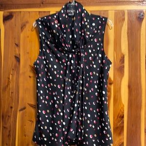 Nine West Polka Dot Blouse